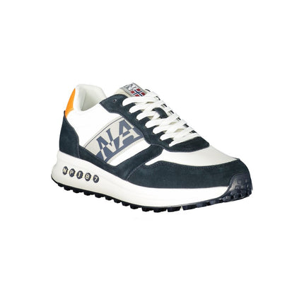 Sneaker en polyester bleu