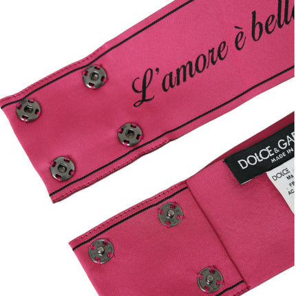 Pink L'Amore E'Bellezza Belt Belt