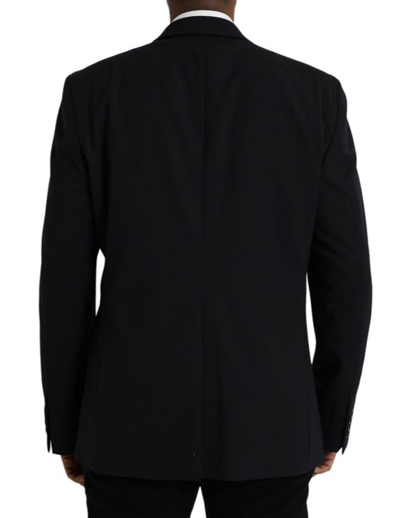 Black Martini Blazer à manteau à poitrine simple