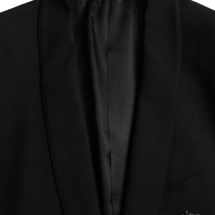 Black Crown Bee Martini Blazer de manteau à poitrine simple