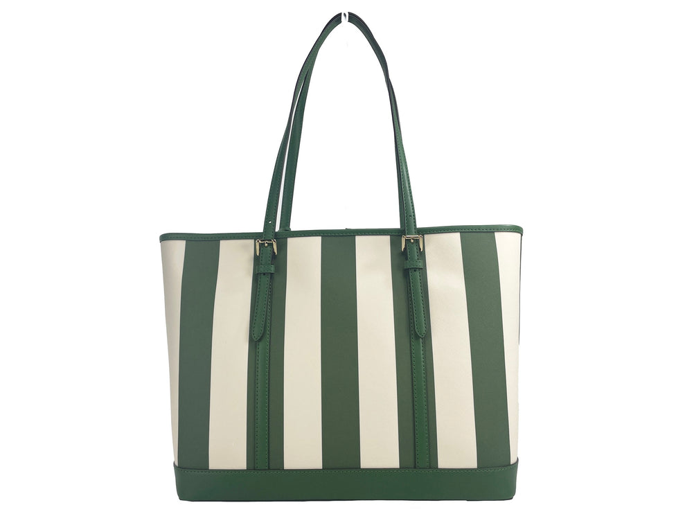 Jet Set Reizen Grote TZ Schouder PVC Tas Tas Fern Groen