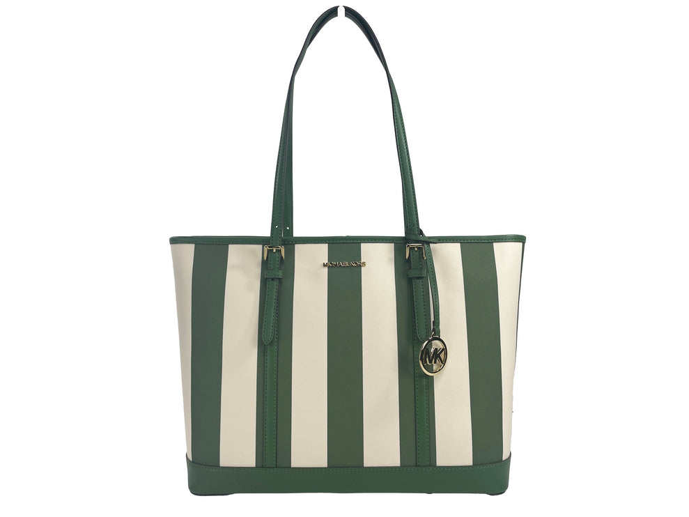 Jet Set Reizen Grote TZ Schouder PVC Tas Tas Fern Groen