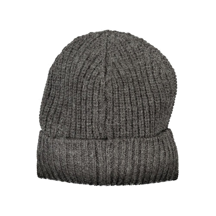 Chapeaux de tissu gris et capuchon