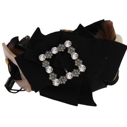 Kristal-Embellished Goudbruine Diadeem Hoofdband