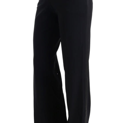 Pantaloni formali chic black bootcut