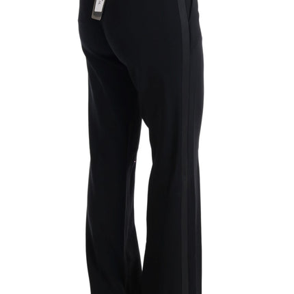 Pantaloni formali chic black bootcut