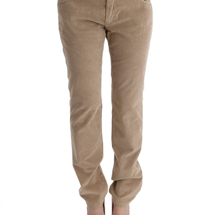 Pantaloni lussuosi di beige abituali