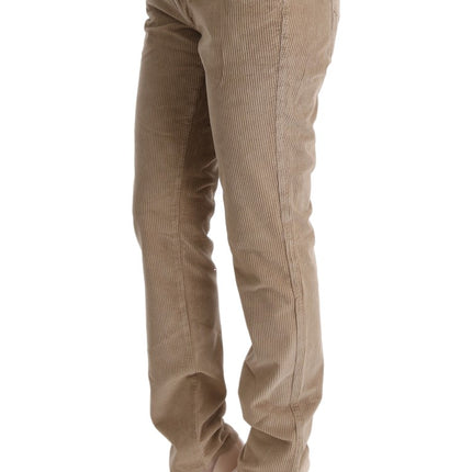 Pantaloni lussuosi di beige abituali