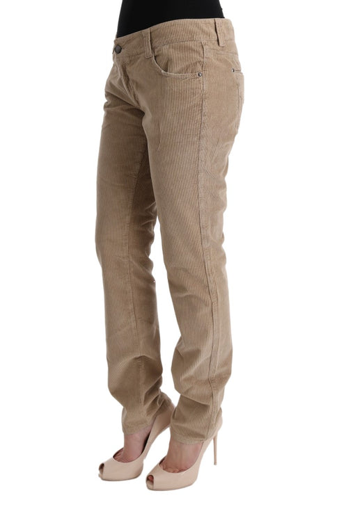 Pantaloni lussuosi di beige abituali