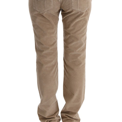 Pantaloni lussuosi di beige abituali