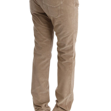 Pantaloni lussuosi di beige abituali