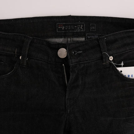 Jeans di cotone nero chic slim fit