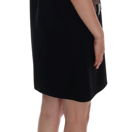 Robe princesse en cristal noir en laine noire