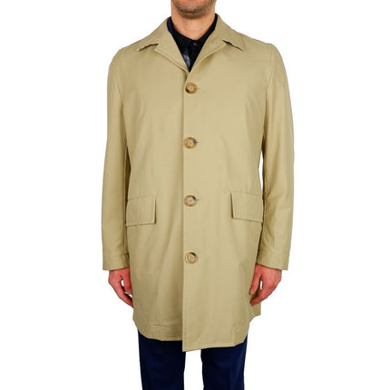 Trench-coat beige classique - Élégance intemporelle