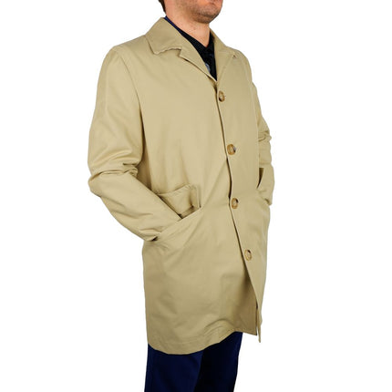 Trench-coat beige classique - Élégance intemporelle