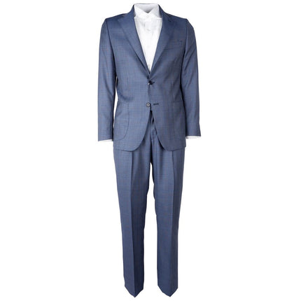 Costume vercin bleu en laine bleue