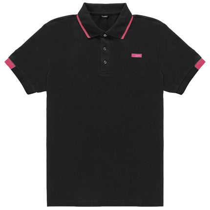 Polo en coton élégant avec des détails de contraste