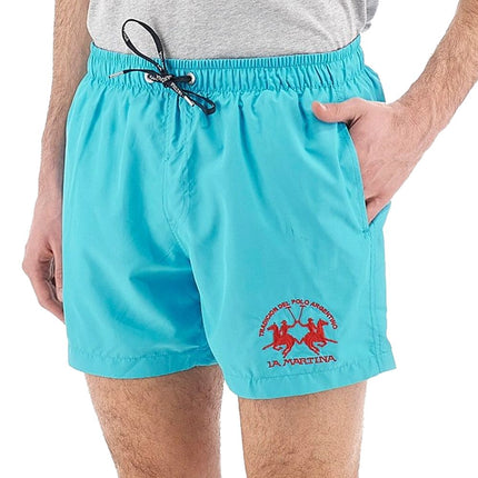 Short de natation des hommes bleu clair élégant