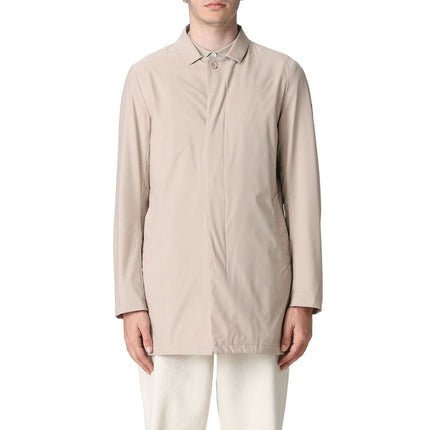 Slim-fit waterafstotende trenchcoat