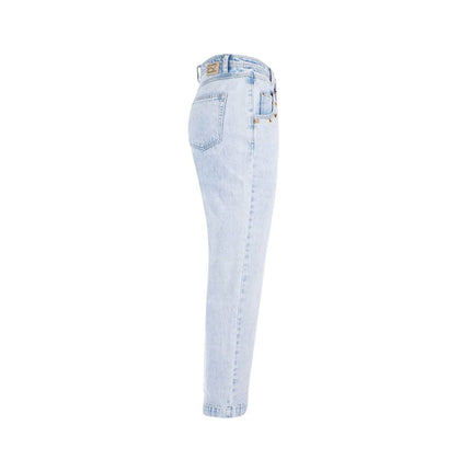 Chique High Taisted Light Wash Denim