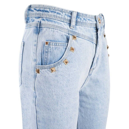 Chique High Taisted Light Wash Denim