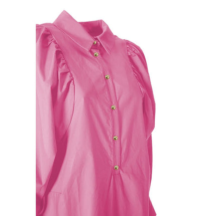 Pink Cotton Women Dress