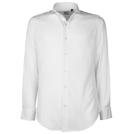 Camisa de algodón blanco