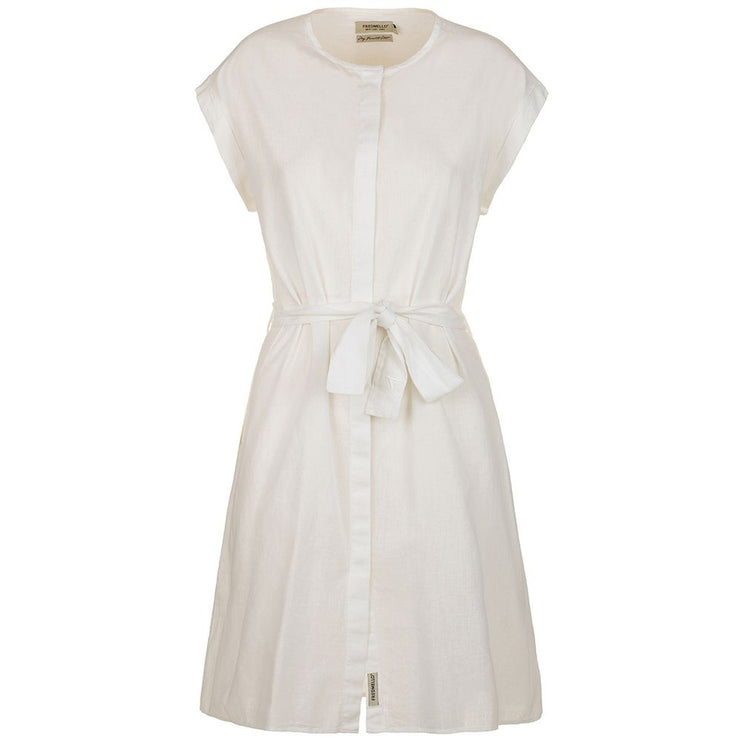 White Cotton Women Dress