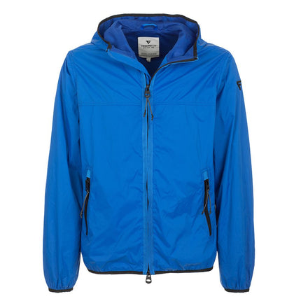 Sleek Light Blue Technical Jacket