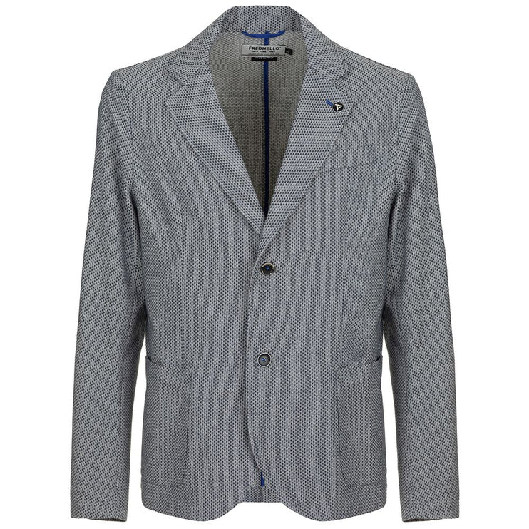 Classic Blue Check Cotton Jacket