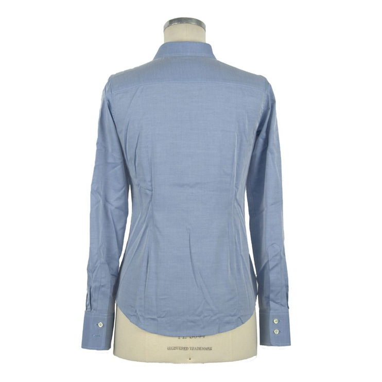 Blusa a maniche lunghe elegante slim fit