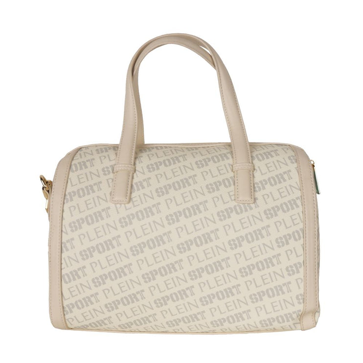 Bolso cruzado de ecopiel blanco chic