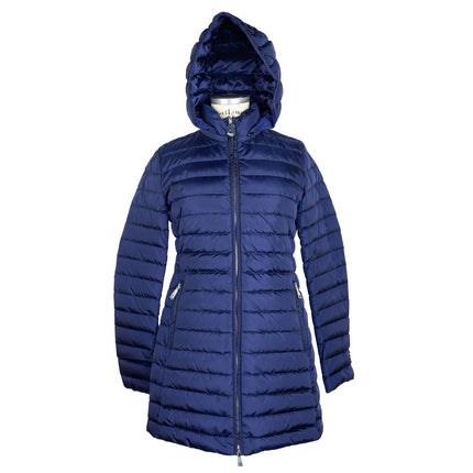 Veste bouffante élégante Blue Down avec capuche