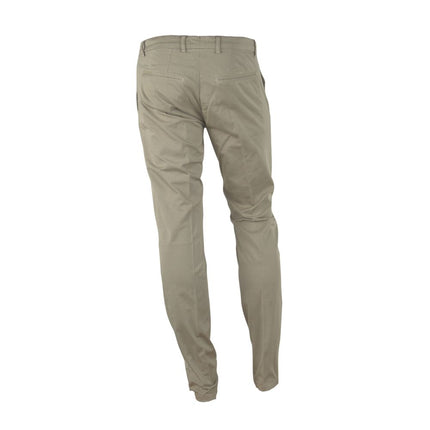 Elegant Beige Summer Trousers for Men