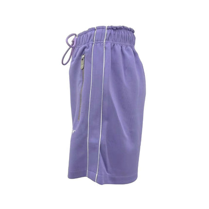 Chique paarse Bermuda shorts met zijstrepen