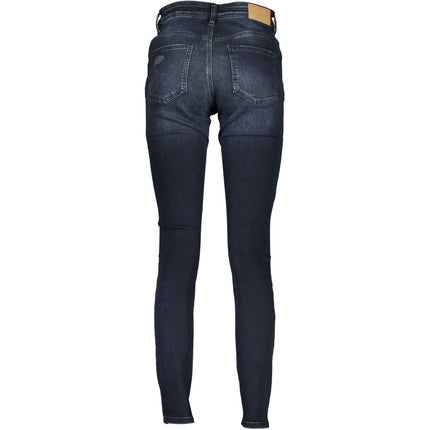 Jeans di cotone blu e pantalone