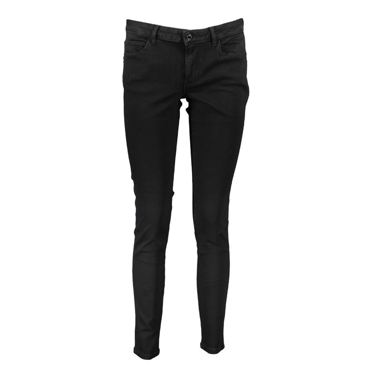 Zwarte katoenen jeans en broek