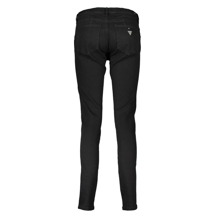 Zwarte katoenen jeans en broek