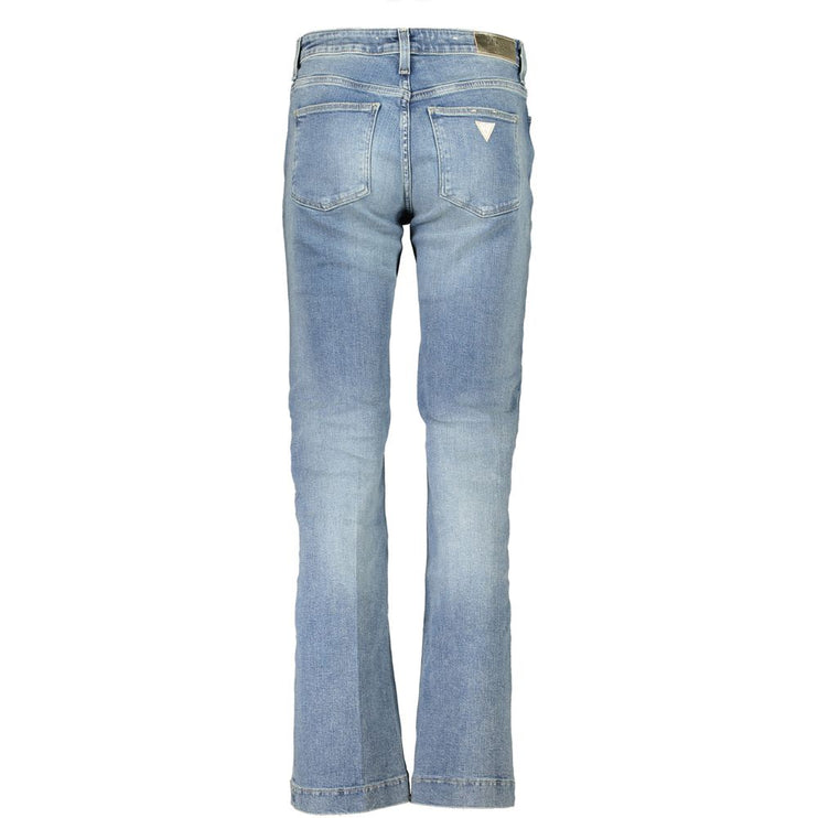 Lichtblauwe katoenen jeans en broek