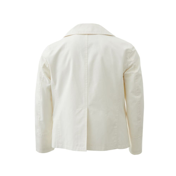 Veste en polyamide blanc élégant