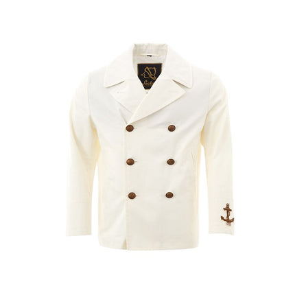 Veste en coton blanc élégant pour hommes