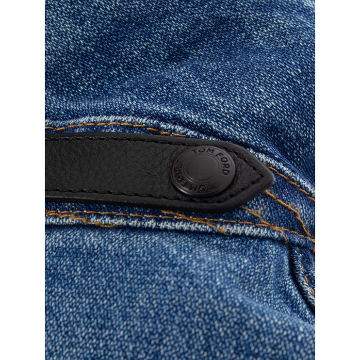 Veste élégante en jean multicolore pour hommes