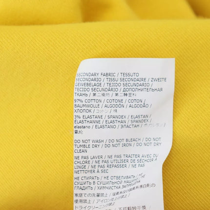 Jersey de algodón con logo amarillo y cuello redondo