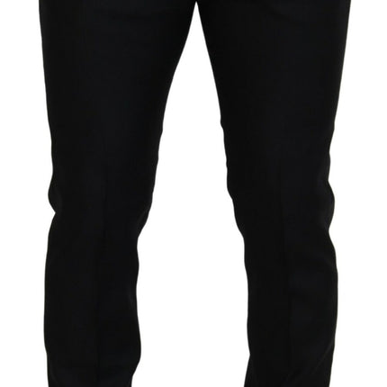 Back Virgin Wool Slim Fit Men Formal Pants