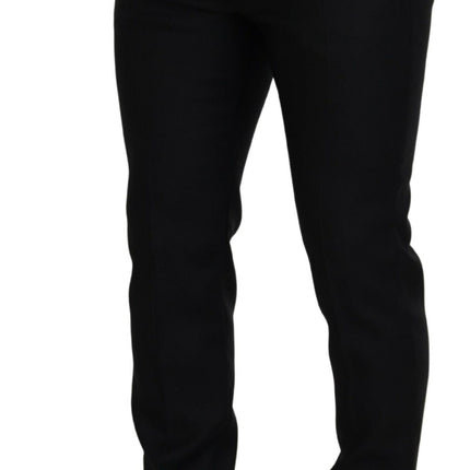 Back Virgin Wool Slim Fit Men Formal Pants