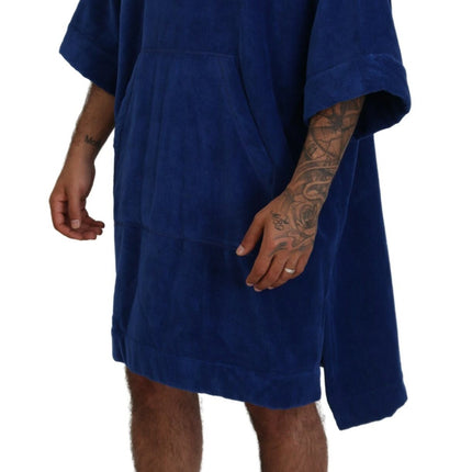 Túnica cambiante de ropa de playa con capucha para hombres de poncho