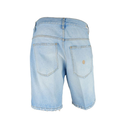 Chic robuuste denim Bermuda shorts