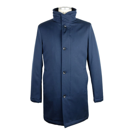 Élégant manteau long de laine italienne pour hommes