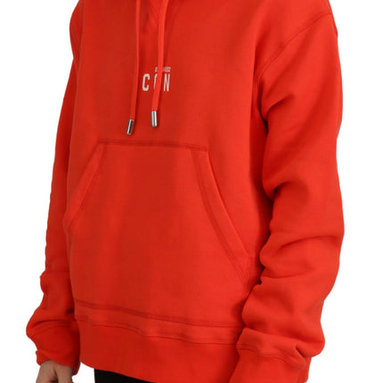 Sweater de sudadera con capucha de algodón rojo mini ícono