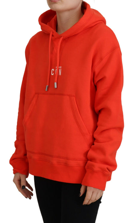 Sweater de sudadera con capucha de algodón rojo mini ícono